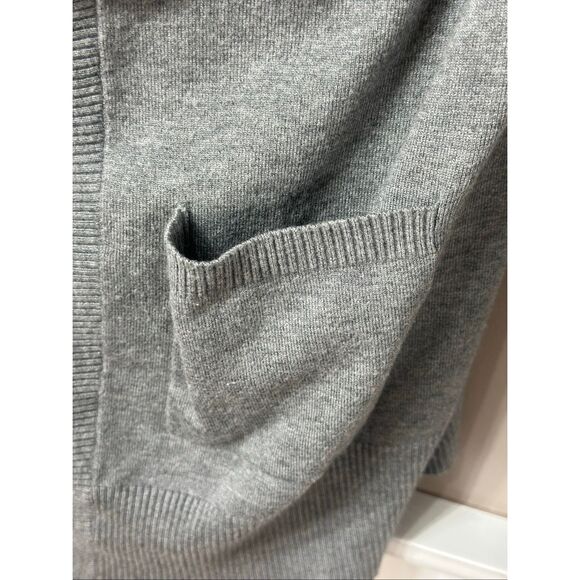 NWOT Karen Kane Ribbed Drape Open Front Cardigan Women's Medium - Picture 4 of 11